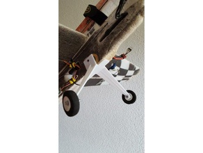 trem de pouso hk sbach 342 epi 900 mm controle rádio do avião r c veículos 900mm engrenagem o 3d print model - Mito3D