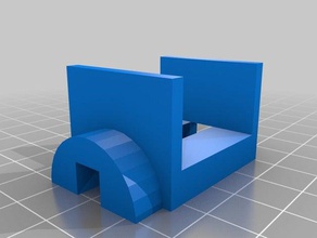 my bildschirm customized cable holder office 3d print model - Mito3D