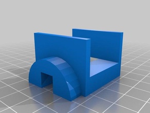 my power customized cable holder office 3d print model - Mito3D