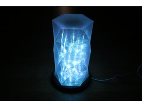 crystal desk lamp decor 3d print model - Mito3D