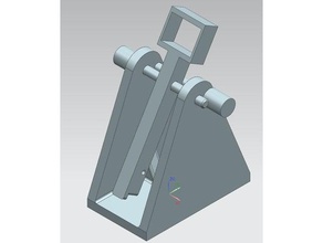 pequena catapulta brinquedos & games Impressão 3d Impressora A impressão secretária de brinquedo mecânico trabuco 3d print model - Mito3D