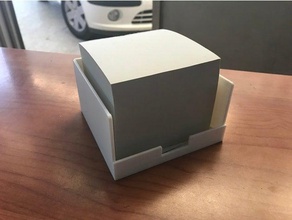 paper box caj n para tacos papel office caja cajon paperbox post-it postit 3d print model - Mito3D