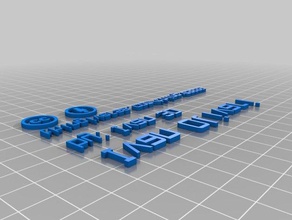 3d thingitag signs & logos customized 3d print model - Mito3D
