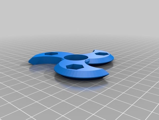 my customized deadly wave fidget spinner pick-a-weight toys & games 3D print model - Mito3D