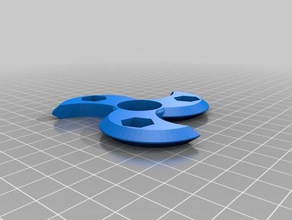 my customized deadly wave fidget spinner pick-a-weight toys & games 3d print model - Mito3D