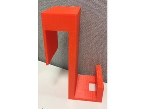 hanging iphone holder - 6s plus mobile phone hanger stand 3d print model - Mito3D