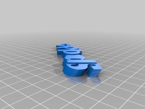 özelleştirilmiş iamburny benim metin - isim Anahtarlık keyfob organizasyon 3d print model - Mito3D