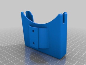 universal phone wall mount ver2 mobile 3d print model - Mito3D