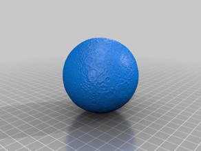 a lua física e astronomia 3d print model - Mito3D