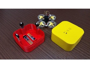 tiny whoop case diy abs battery bebrand brushed quad camera d4u drones lumenier micro racer 3d print model - Mito3D