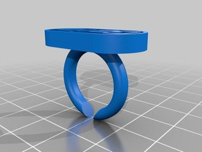 gaia los anillos personalizado 3d print model - Mito3D