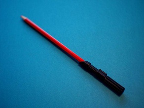 lightsaber pencil extender art tools darth vader holder skywalker starwars star wars 3d print model - Mito3D