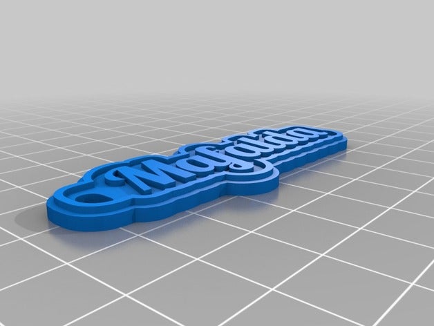 mafalda 2mm llaveros personalizado 3D print model - Mito3D