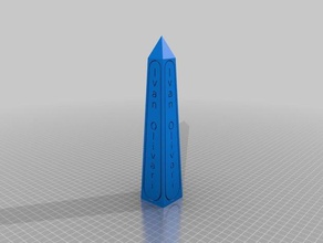 obelisk buildings & structures customized 3d print model - Mito3D