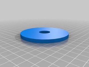 1965 mustang seat mount washer parts customized 3d print model - Mito3D