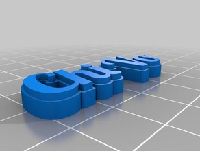 chi vo Schlüsselanhänger kundengebundene 3d print model - Mito3D