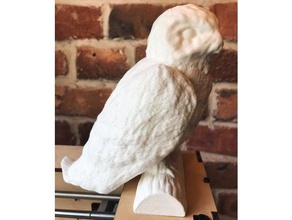 hedwig chouette animaux 3d print model - Mito3D