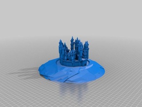 personalizzato grand castle edifici e strutture su misura 3d print model - Mito3D