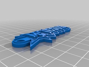 mj Anahtarlık özelleştirilmiş 3d print model - Mito3D