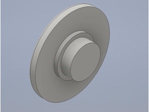 dimpled fidget spinner cap 3d printing 3d print model - Mito3D