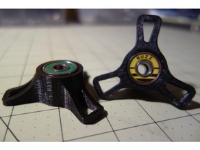 porta bobina adatta a 608 skateboard cuscinetti Stampante 3d parti del cuscinetto filamento titolare di roller spool 3d print model - Mito3D