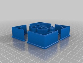 meu bitcoin cortador de cookie cozinha e sala jantar personalizado 3d print model - Mito3D