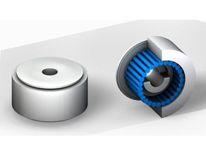 filamento de rolamento rolos experimental A impressão 3d testes esferas rolo 3d print model - Mito3D