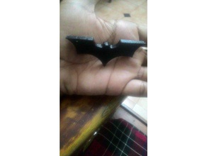 batman logo keychain i portachiavi di 3d print model - Mito3D
