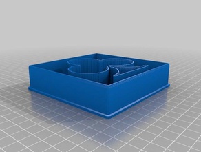 my club cookie cutter kitchen & dining customized 3d print model - Mito3D
