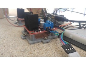 h controlador de puente apoyo la electrónica arduino 3d print model - Mito3D
