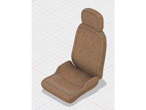 1 10 escala assento de carro regular v2 r c veículos rc a modelo em 3d print model - Mito3D