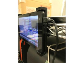 7 inch tablet holder hanger metal rack tool holders & boxes 3d print model - Mito3D