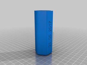 mi personalizados laberinto de regalo la tapa caja texto puzzles personalizado 3d print model - Mito3D