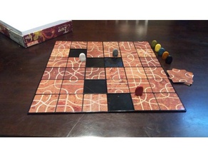 tsuro tablero de juego juegos boardgame mesa mods la 3d print model - Mito3D