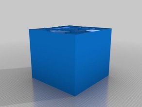 voronoi cube calibration 3d printing tests 3d print model - Mito3D