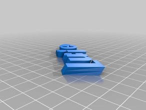 özelleştirilmiş iamburny benim metin - isim Anahtarlık keyfob organizasyon 3d print model - Mito3D