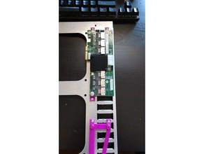 intel res2sv240 sas expander mounting bracket computer 3d print model - Mito3D