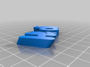 heidi Schlüsselanhänger kundengebundene 3d print model - Mito3D