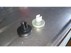 lave-vaisselle panier inférieur de la roue les pièces rechange créé freecad un fait 3d print model - Mito3D