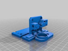ctc i3 clone bowden extruder+z axis bracket 3d printing 3d print model - Mito3D