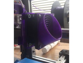 60 mm 40 ventilador backdraft la redirección de parrilla Impresora 3d las piezas cetus rejilla del 3d print model - Mito3D