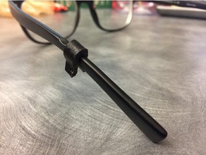 antiscivolo occhiali clip da vista non slippy slip 3d print model - Mito3D