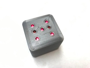 electronic dice toys & games chuck hellebuyck kit filament friday velleman mk150 3d print model - Mito3D