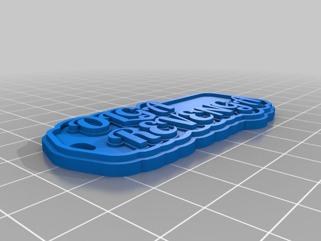 olga chaveiros personalizado 3D print model - Mito3D