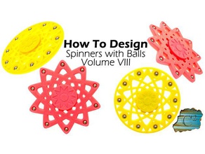 spinners bolas volume viii - flor de lótus brinquedos & games edc giratório fidget fidget-brinquedo inquieta fidgetspinner mão cap brinquedo dedo spinner 3d print model - Mito3D