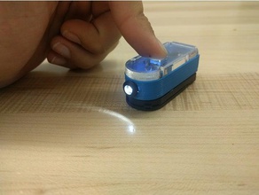 simple led flashlight diy 3d printing electronics laser cut 3d print model - Mito3D