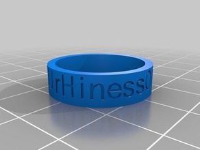 cam 2 rings customized 3d print model - Mito3D