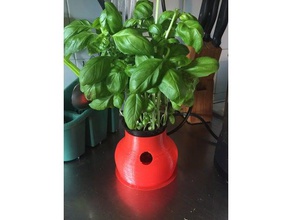 herbpot outdoor & garden herb indoor gardening 3d print model - Mito3D