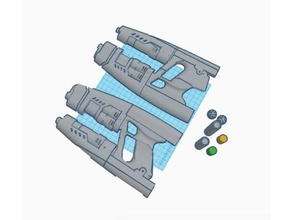 Sterne-Herr-vol2-element-gun-Elektronik bereit Requisiten blaster cosplay element-gun marvel prop Replikat star-lord 3d print model - Mito3D