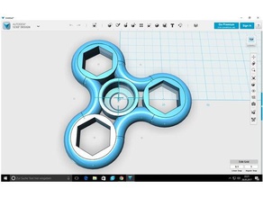 fidget spinner écrou m10 jouets & jeux 3d print model - Mito3D
